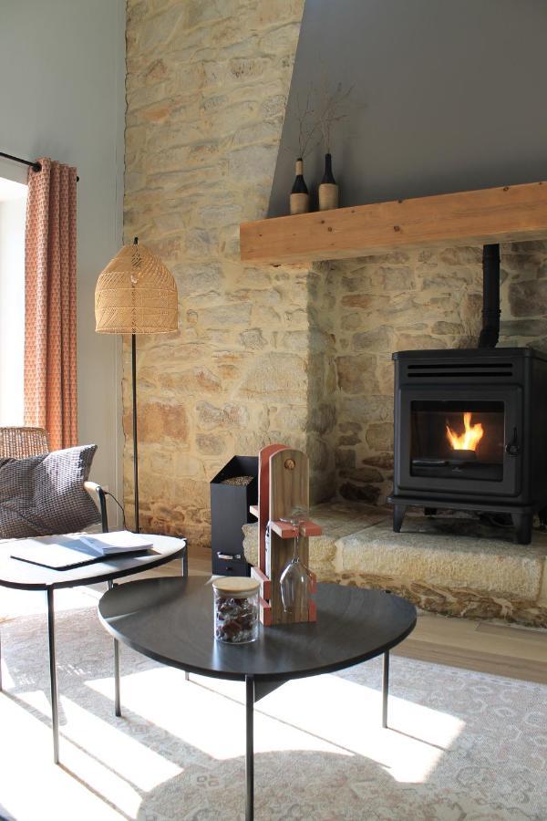 Maison bretonne à la campagne, proche Quimper ,Ti Mein Glas Landudal Extérieur photo